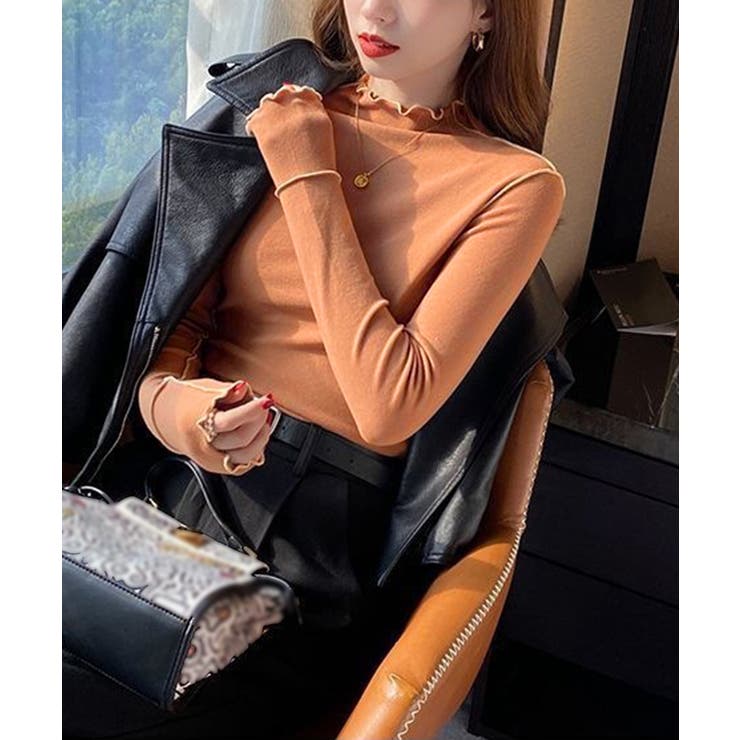 パイピングトップス ヒートインナー微起毛 | SUNSHINE CLOSET | 詳細画像12 