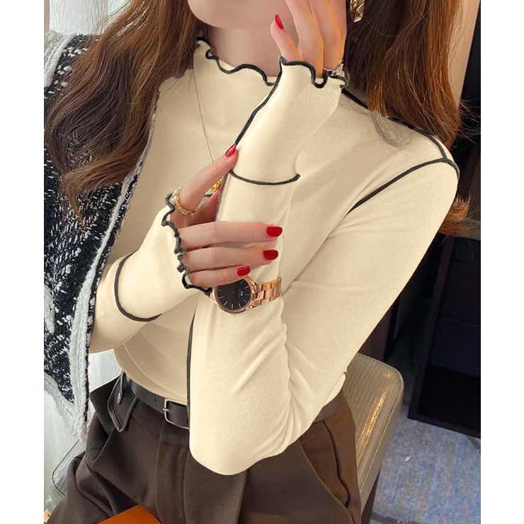 パイピングトップス ヒートインナー微起毛 | SUNSHINE CLOSET | 詳細画像9 