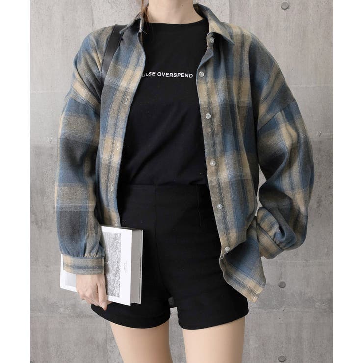 レディースチェックシャツブラウスレトロ風 | SUNSHINE CLOSET | 詳細画像26 