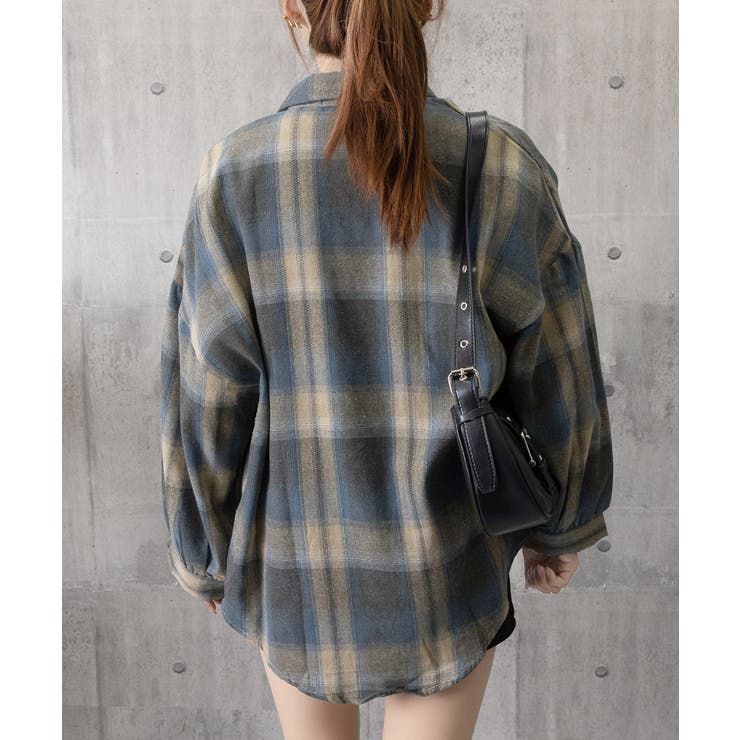 レディースチェックシャツブラウスレトロ風 | SUNSHINE CLOSET | 詳細画像29 