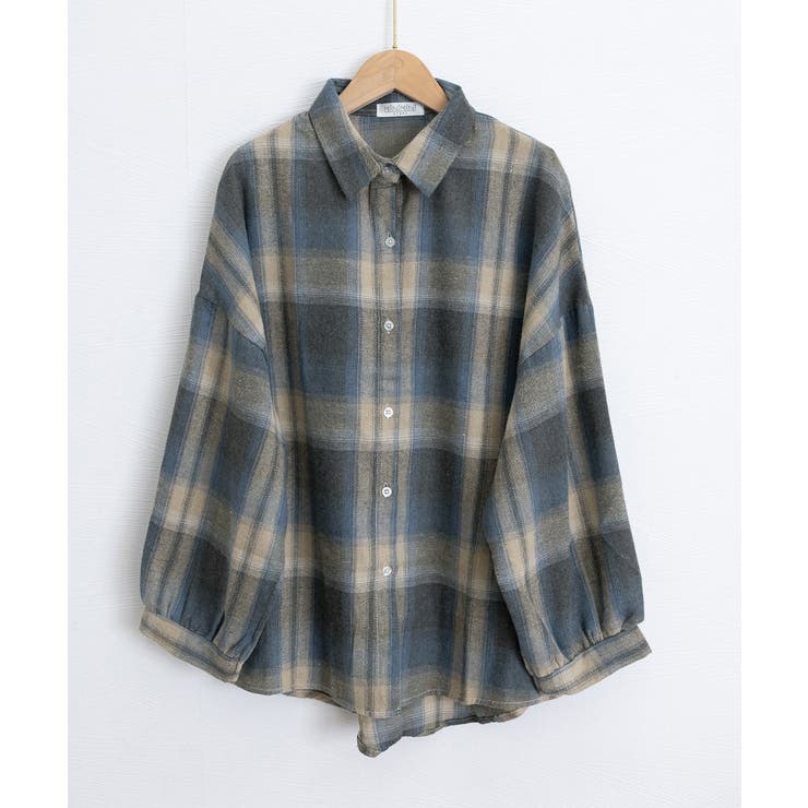 レディースチェックシャツブラウスレトロ風 | SUNSHINE CLOSET | 詳細画像30 