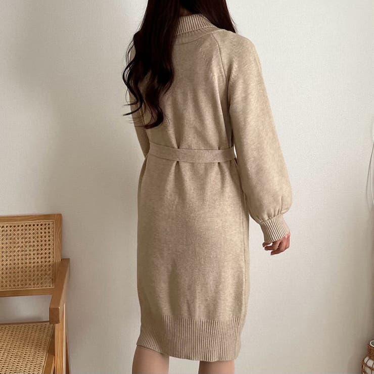 ニットワンピース 長袖 レディース 秋冬 | SUNSHINE CLOSET | 詳細画像24 