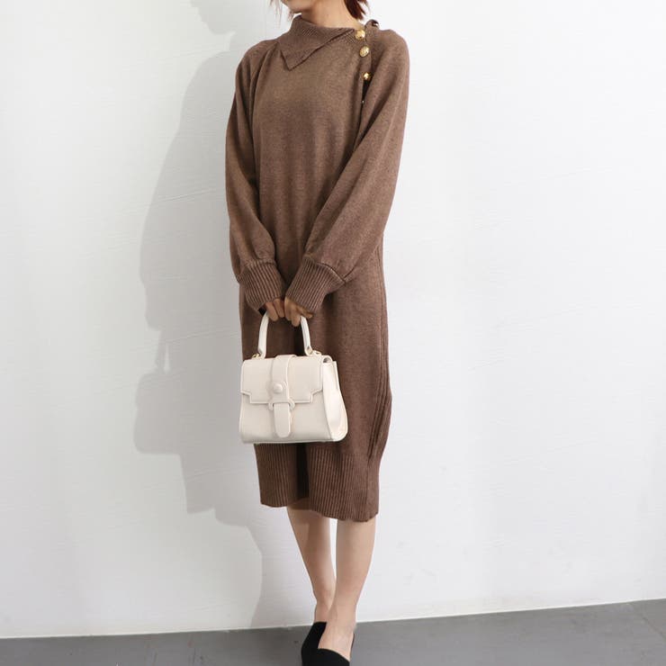 ニットワンピース 長袖 レディース 秋冬 | SUNSHINE CLOSET | 詳細画像27 