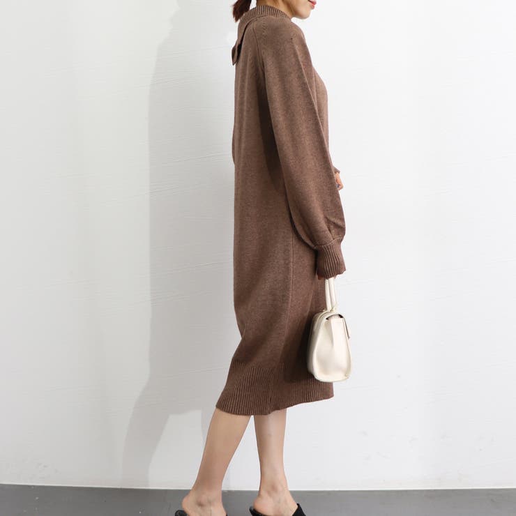 ニットワンピース 長袖 レディース 秋冬 | SUNSHINE CLOSET | 詳細画像28 