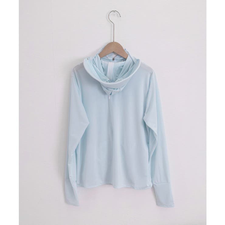 レディース 紫外線対策カーディガン冷感 顔ガード付きジップアップ | SUNSHINE CLOSET | 詳細画像21 