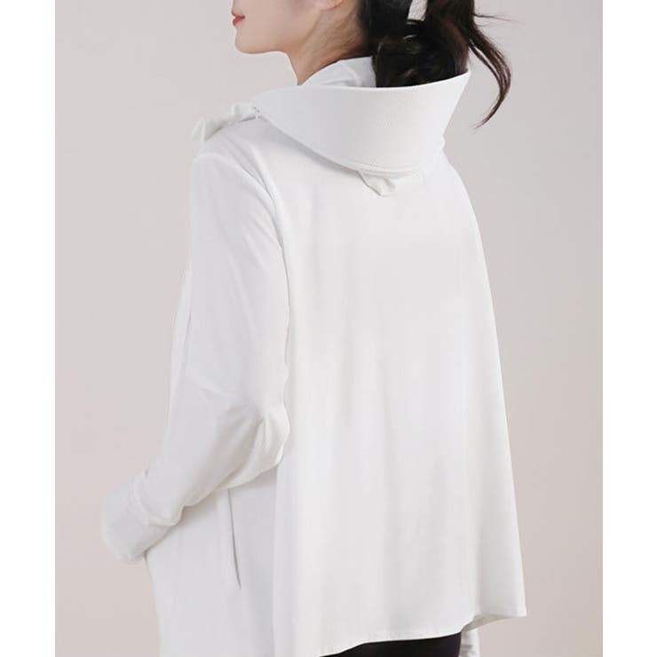 レディース 紫外線対策カーディガン冷感 顔ガード付きジップアップ | SUNSHINE CLOSET | 詳細画像5 