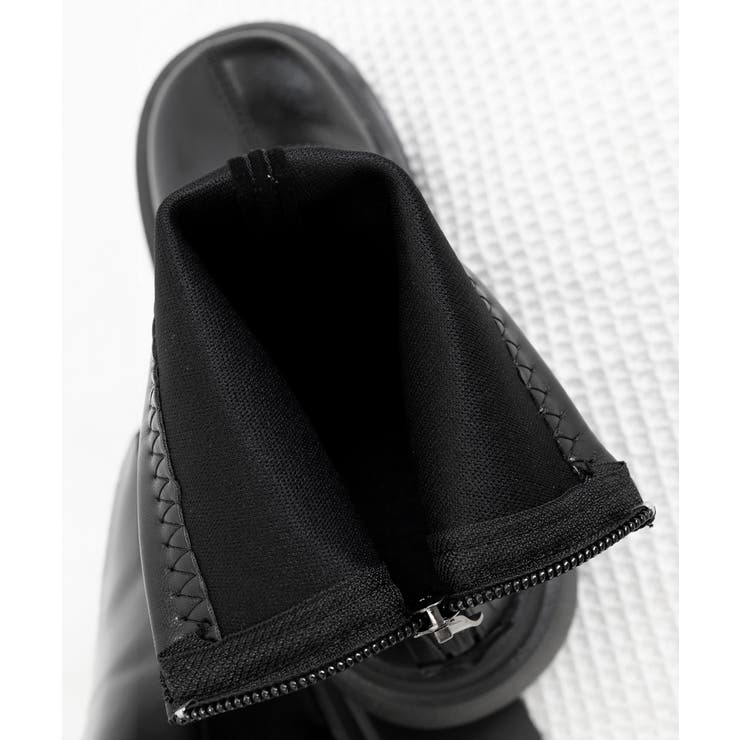 PUレザーショートブーツ バックジッパー | SUNSHINE CLOSET | 詳細画像22 