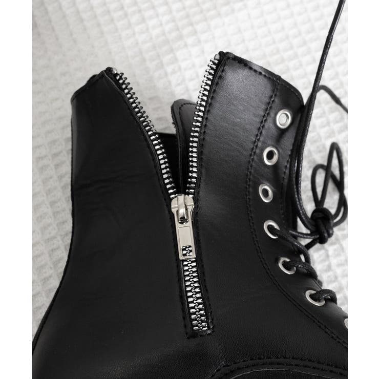 ショートブーツ厚底 ワークブーツ美脚脚長 | SUNSHINE CLOSET | 詳細画像19 