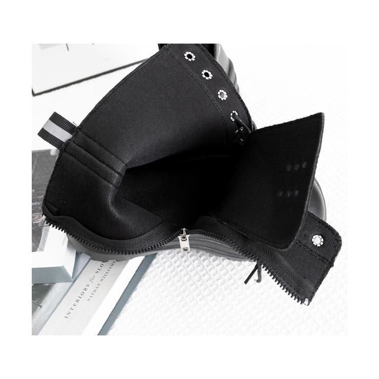 ショートブーツ厚底 ワークブーツ美脚脚長 | SUNSHINE CLOSET | 詳細画像20 