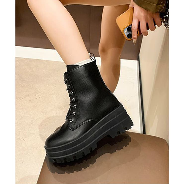 ★Hobbs London★ カシア ジュエル アンクル ブーツ ショートブーツ厚底 ワークブーツ美脚脚長[品番:AGCW0006150