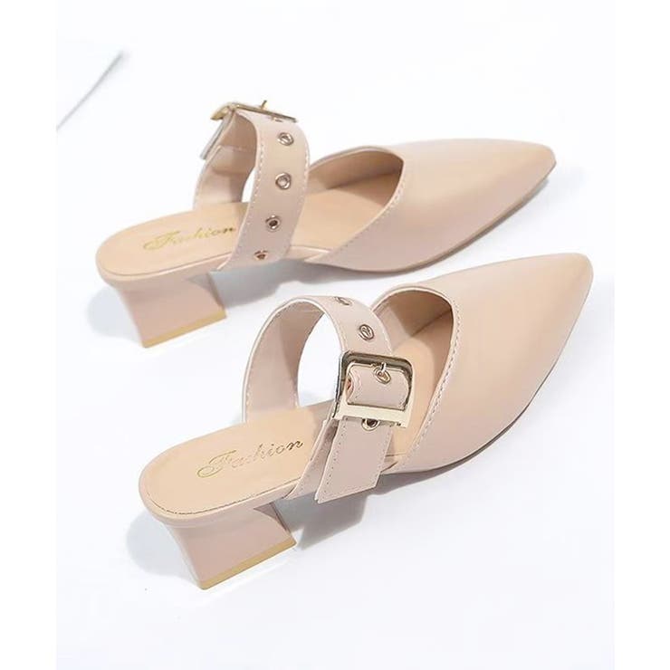 歩きやすい バックルベルト付き ミュールサンダル痛くない | SUNSHINE CLOSET | 詳細画像20 