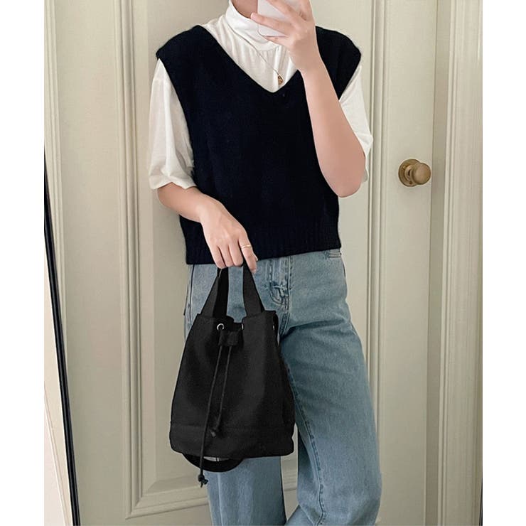 巾着 ショルダーバッグ レディース 軽量 | SUNSHINE CLOSET | 詳細画像3 