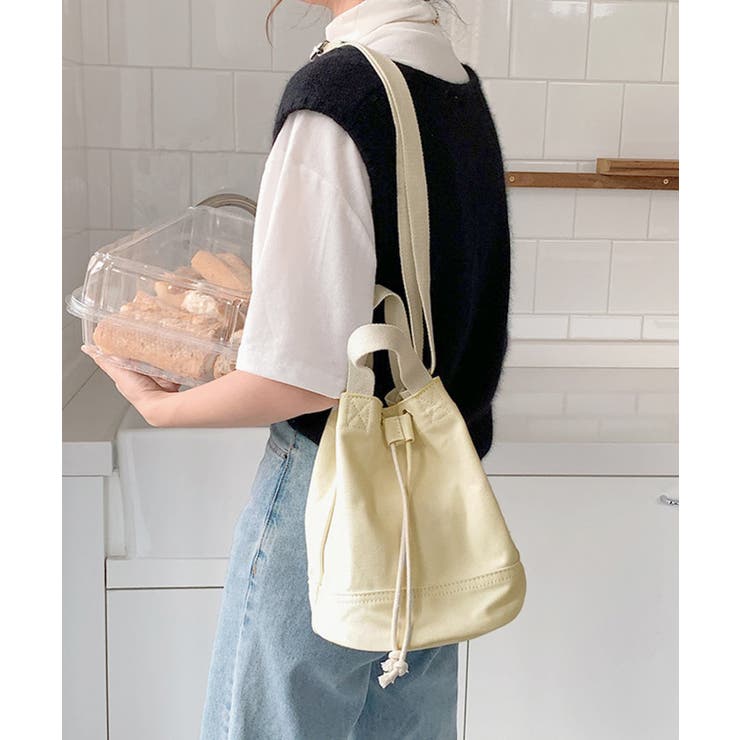 巾着 ショルダーバッグ レディース 軽量 | SUNSHINE CLOSET | 詳細画像6 