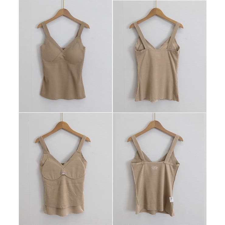 裏起毛キャミソールカップ付きタンクトップ | SUNSHINE CLOSET | 詳細画像21 