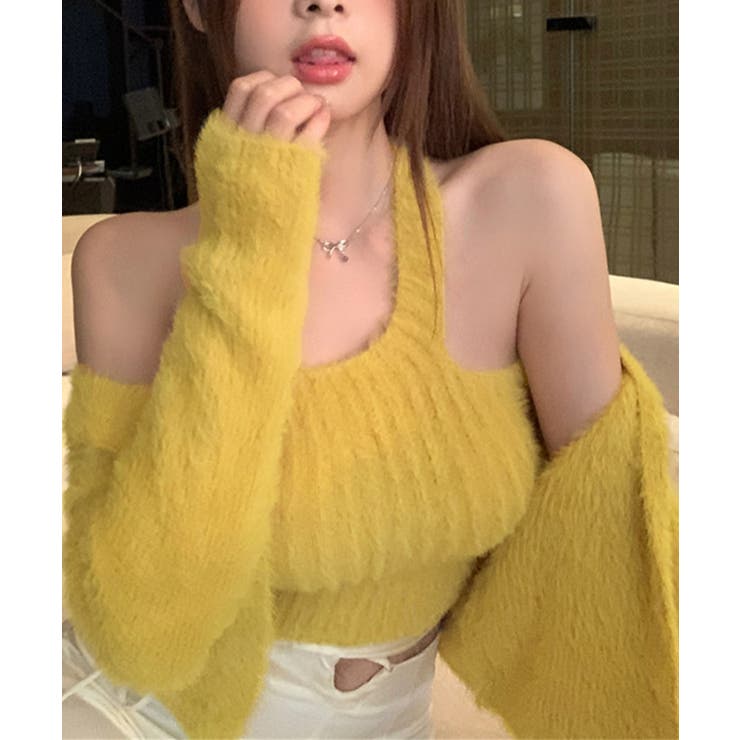 モヘアアンサンブルニット レディース韓国 | SUNSHINE CLOSET | 詳細画像10 