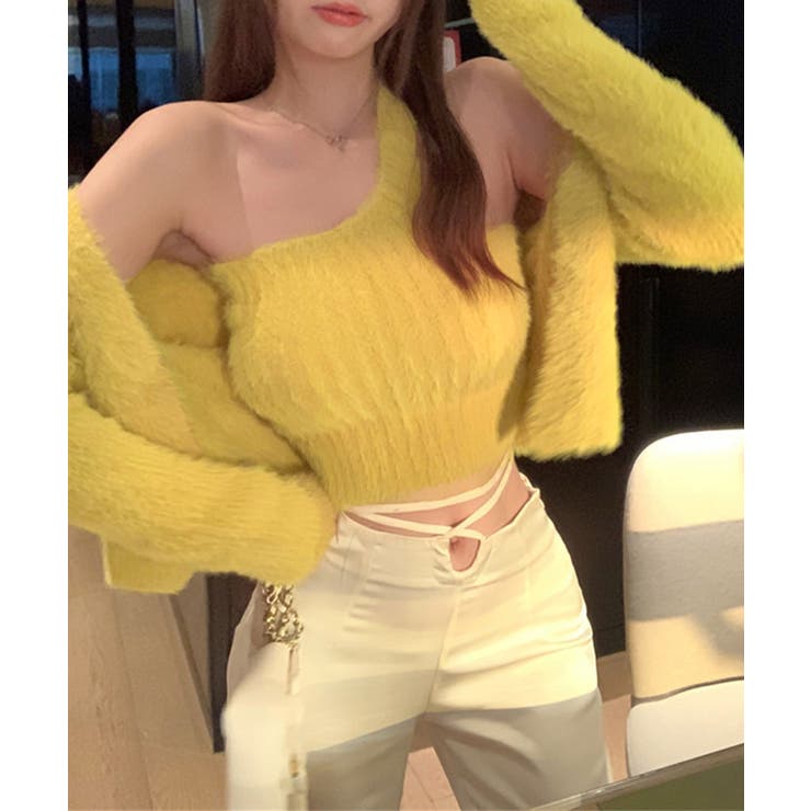 モヘアアンサンブルニット レディース韓国 | SUNSHINE CLOSET | 詳細画像12 