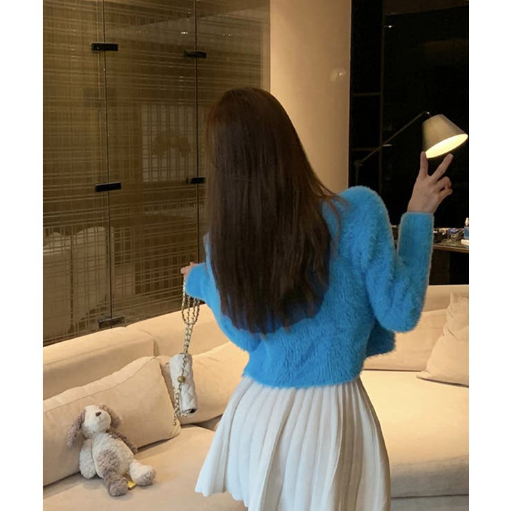 モヘアアンサンブルニット レディース韓国 | SUNSHINE CLOSET | 詳細画像15 