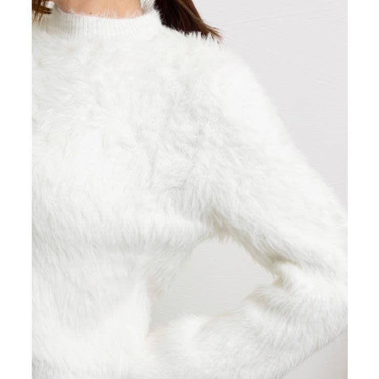 ショート丈 シャギーニットトップス韓国風 | SUNSHINE CLOSET | 詳細画像23 