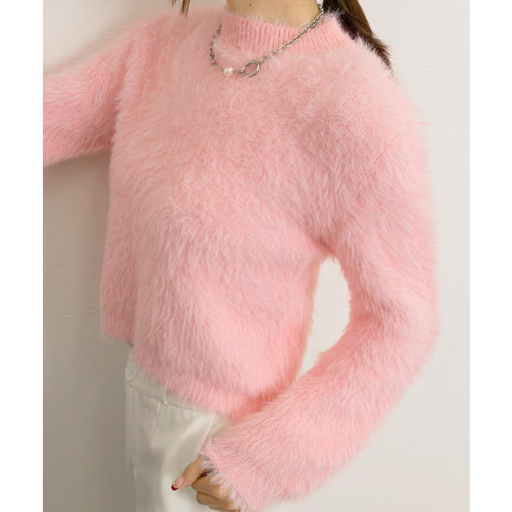 ショート丈 シャギーニットトップス韓国風 | SUNSHINE CLOSET | 詳細画像26 