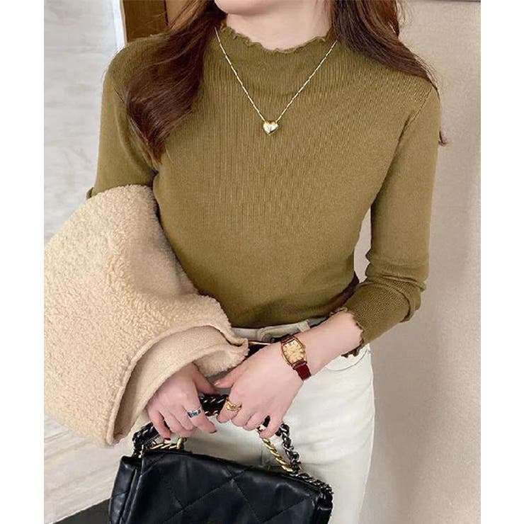 メロウフリル ニットトップス レディース | SUNSHINE CLOSET | 詳細画像12 