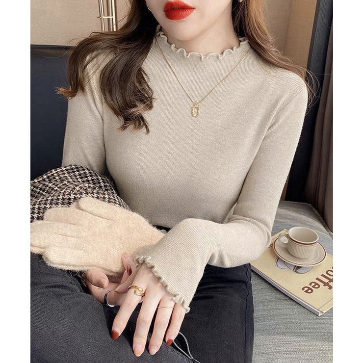 メロウフリル ニットトップス レディース | SUNSHINE CLOSET | 詳細画像2 