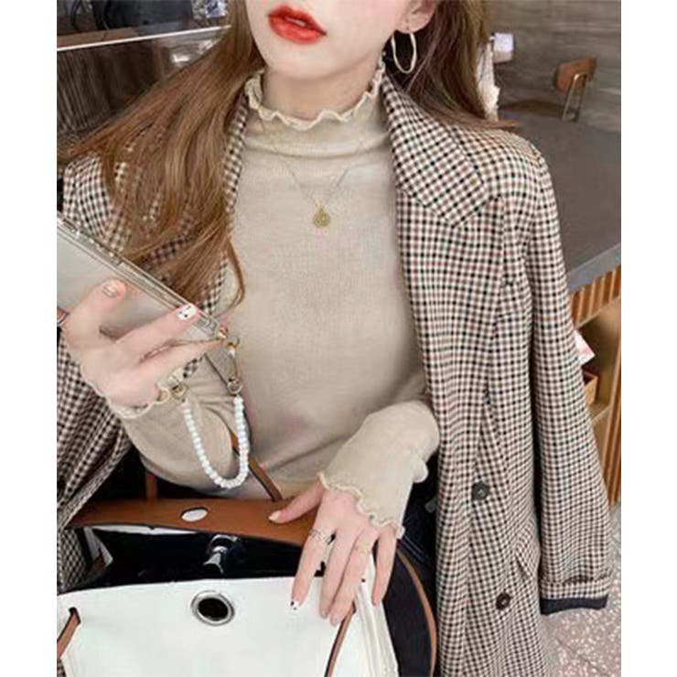 メロウフリル ニットトップス レディース | SUNSHINE CLOSET | 詳細画像3 