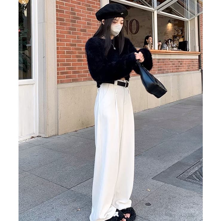 ショート丈シャギーニットレディース韓国風 | SUNSHINE CLOSET | 詳細画像3 