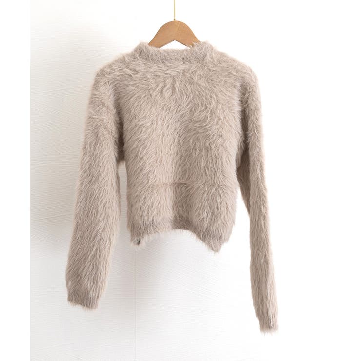 ショート丈シャギーニットレディース韓国風 | SUNSHINE CLOSET | 詳細画像30 