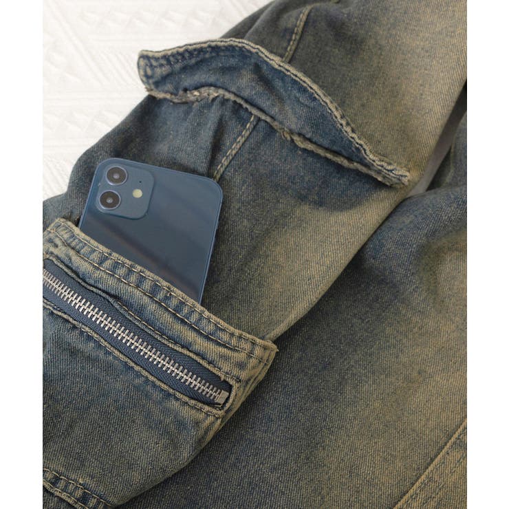 ウォッシュデニムカーゴパンツ レディース | SUNSHINE CLOSET | 詳細画像26 