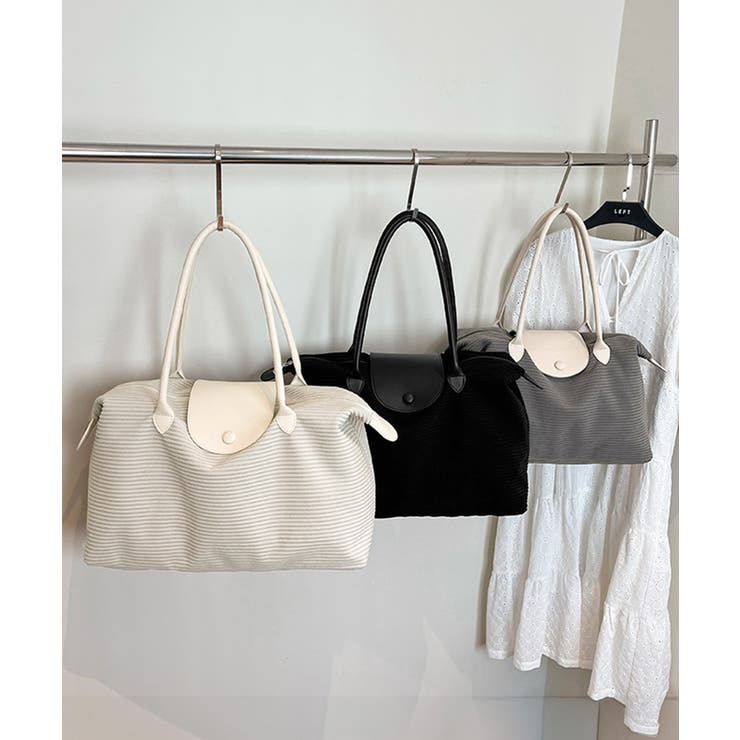 1泊2泊旅行 ユニセックスバッグ コーデュロイマザーズバッグ | SUNSHINE CLOSET | 詳細画像20 
