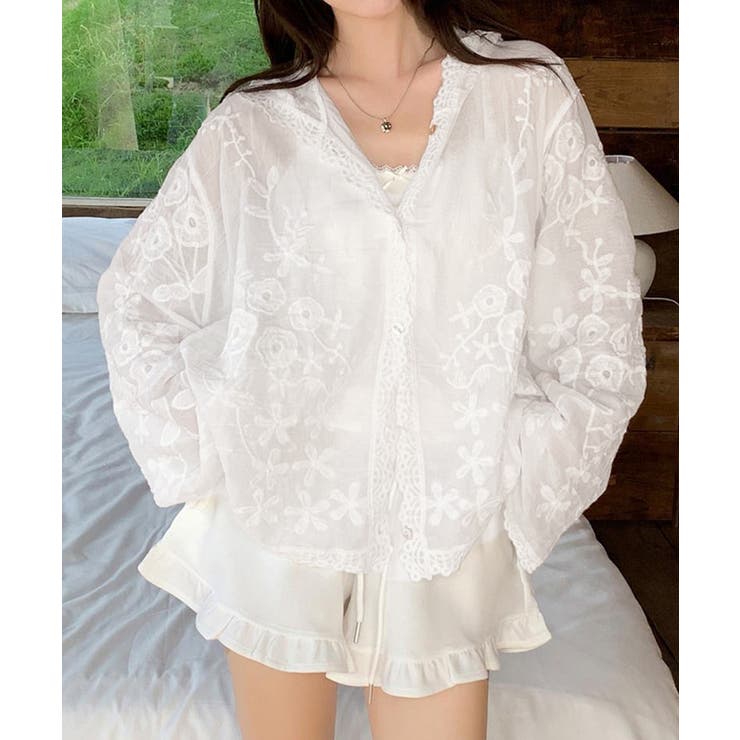 日焼け対策サマーカーディガン 長袖薄手フーディー ナチュラル | SUNSHINE CLOSET | 詳細画像2 