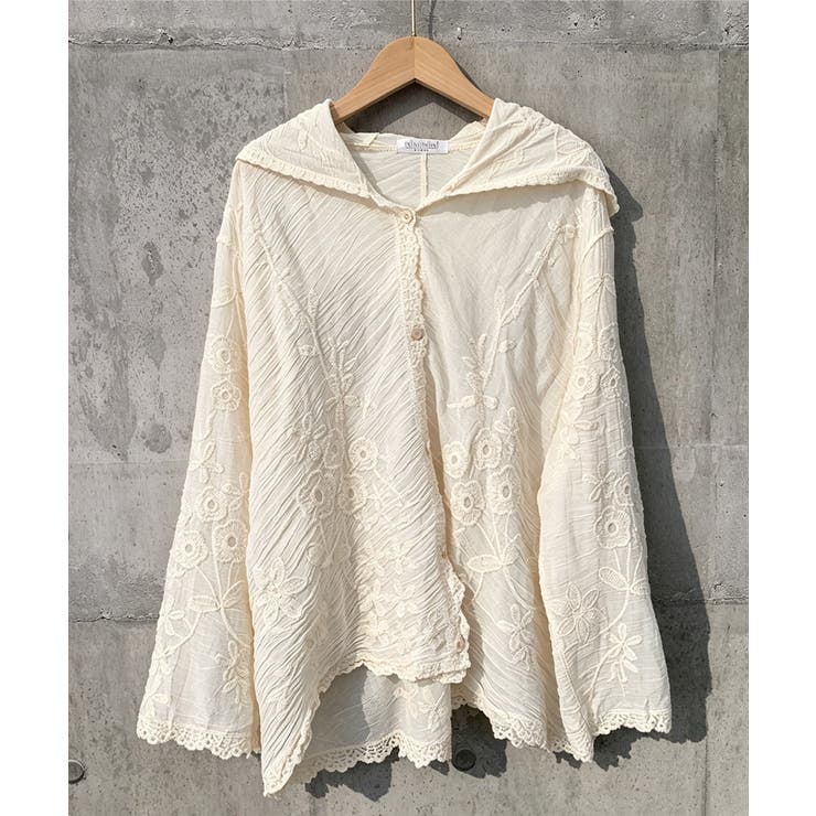 日焼け対策サマーカーディガン 長袖薄手フーディー ナチュラル | SUNSHINE CLOSET | 詳細画像23 