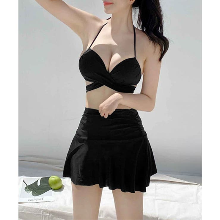 クロスビキニ フレアスカート 3点セット | SUNSHINE CLOSET | 詳細画像1 