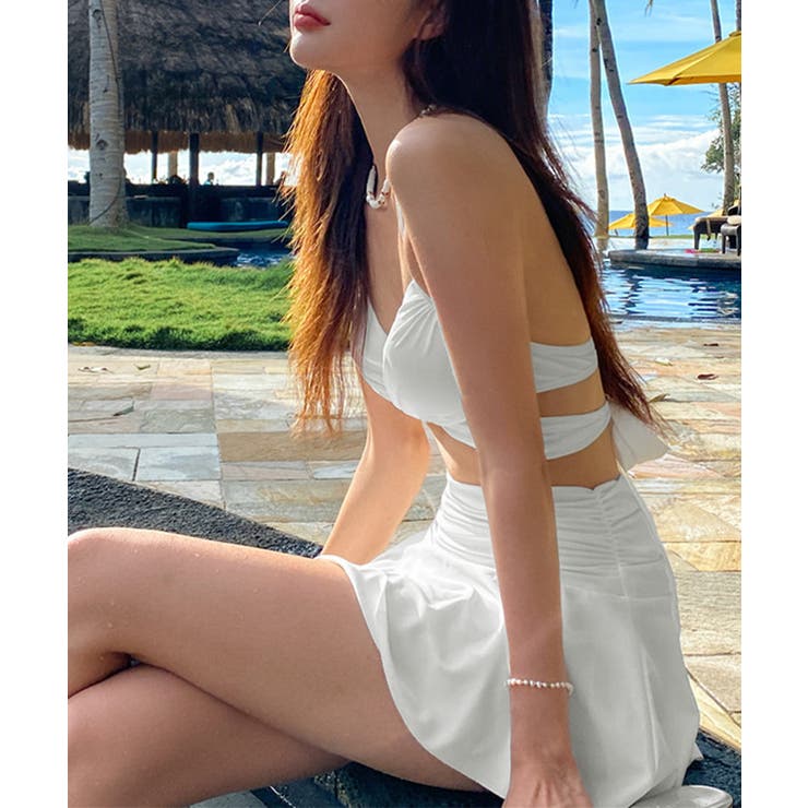 クロスビキニ フレアスカート 3点セット | SUNSHINE CLOSET | 詳細画像11 