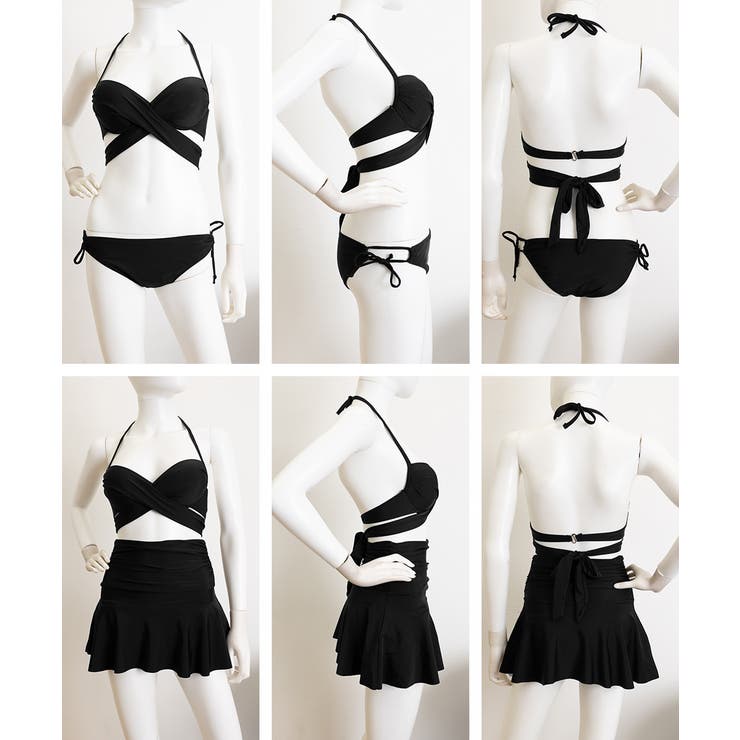 クロスビキニ フレアスカート 3点セット | SUNSHINE CLOSET | 詳細画像18 