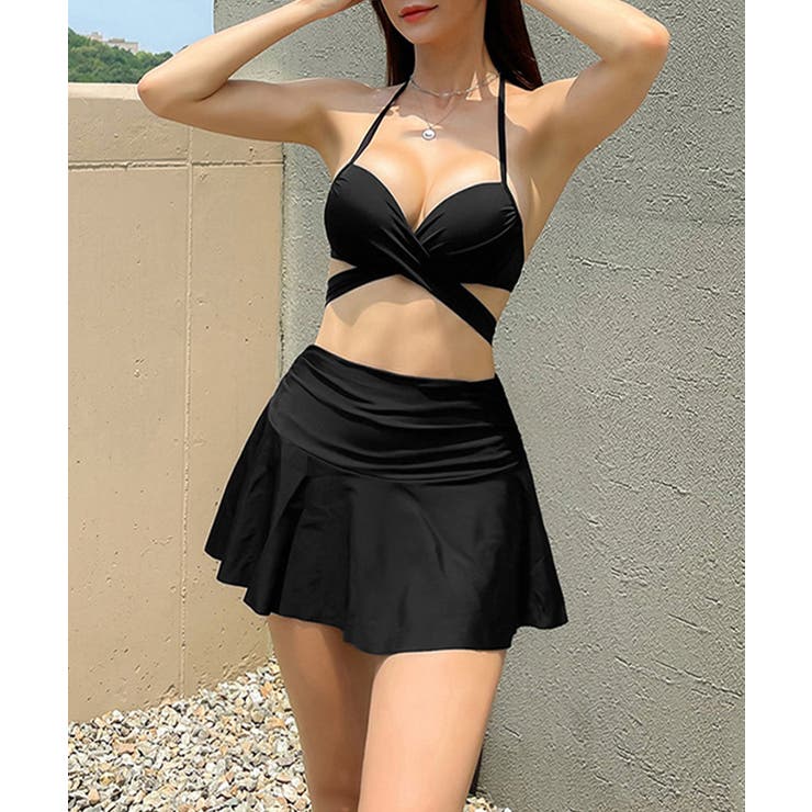 クロスビキニ フレアスカート 3点セット | SUNSHINE CLOSET | 詳細画像6 