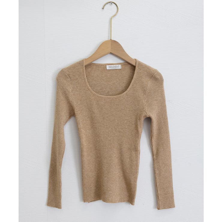 Uネックリブトップススクエアネックニット | SUNSHINE CLOSET | 詳細画像26 