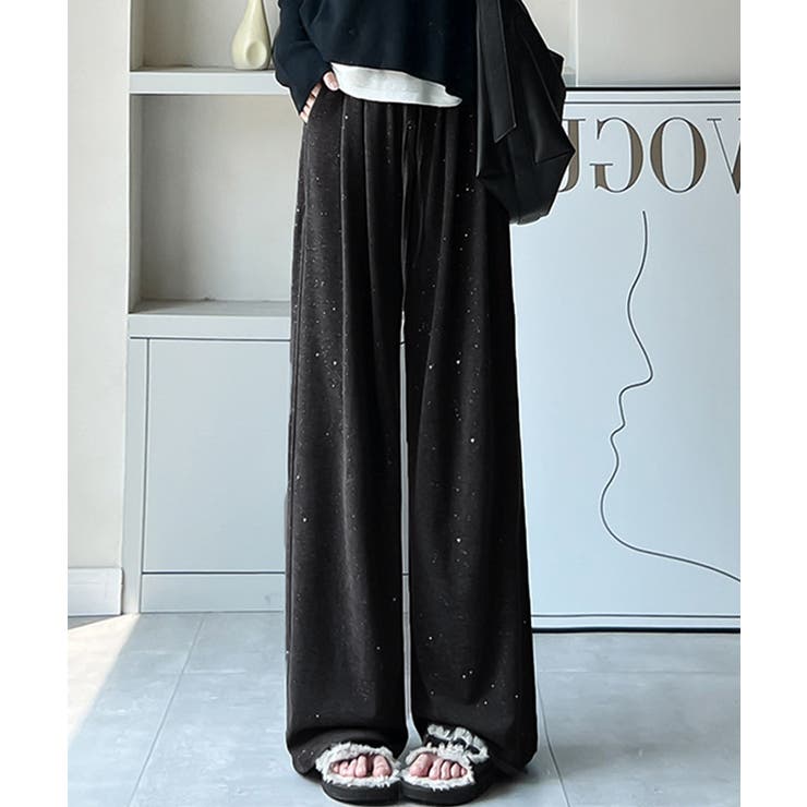 ウエストゴムワイドパンツ レディース イージーパンツ楽ちん | SUNSHINE CLOSET | 詳細画像6 