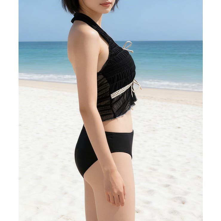 ホルタートップスセクシービキニボトム ティアードスカート おしゃれリゾート水着セ… | SUNSHINE CLOSET | 詳細画像23 