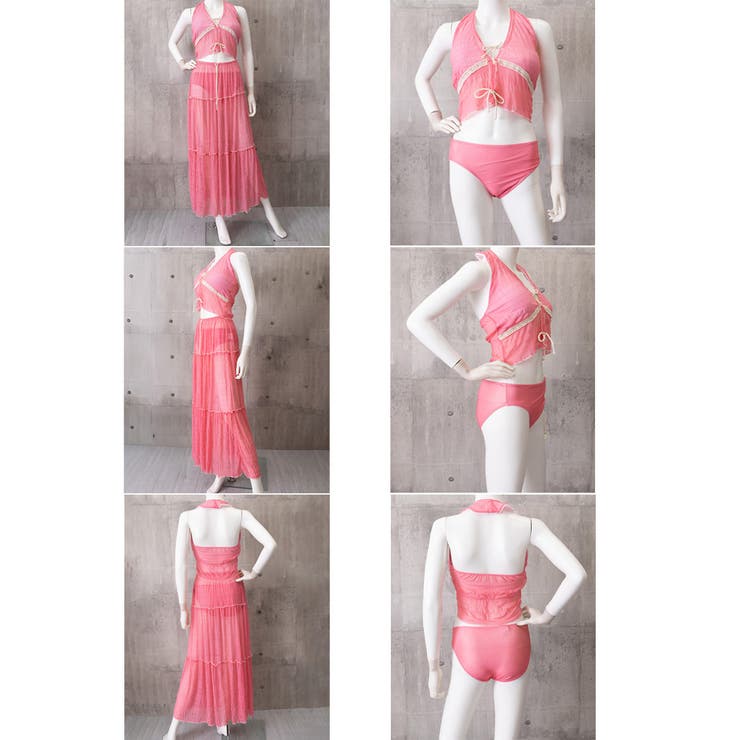 ホルタートップスセクシービキニボトム ティアードスカート おしゃれリゾート水着セ… | SUNSHINE CLOSET | 詳細画像29 