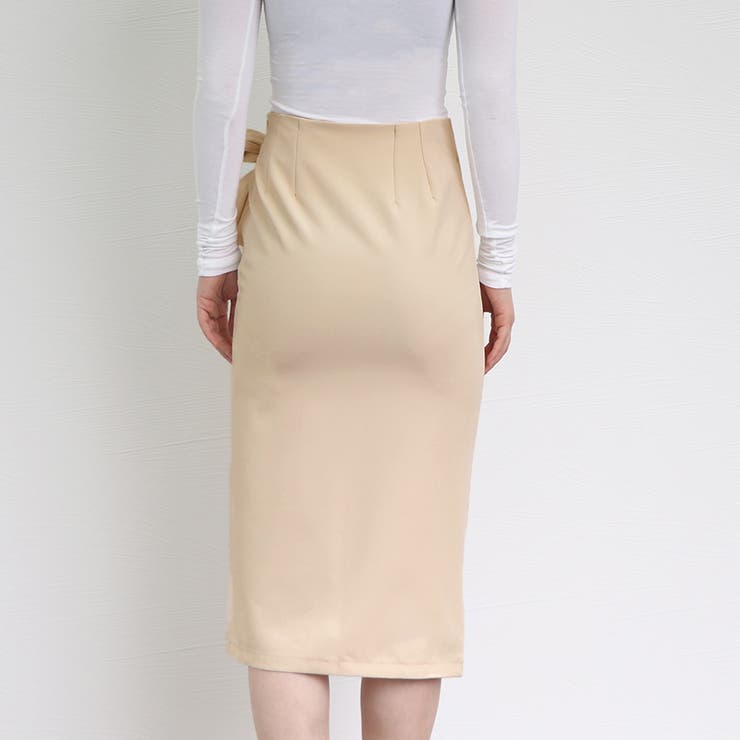 タイトスカート 膝丈 ウエストリボン韓国 | SUNSHINE CLOSET | 詳細画像16 