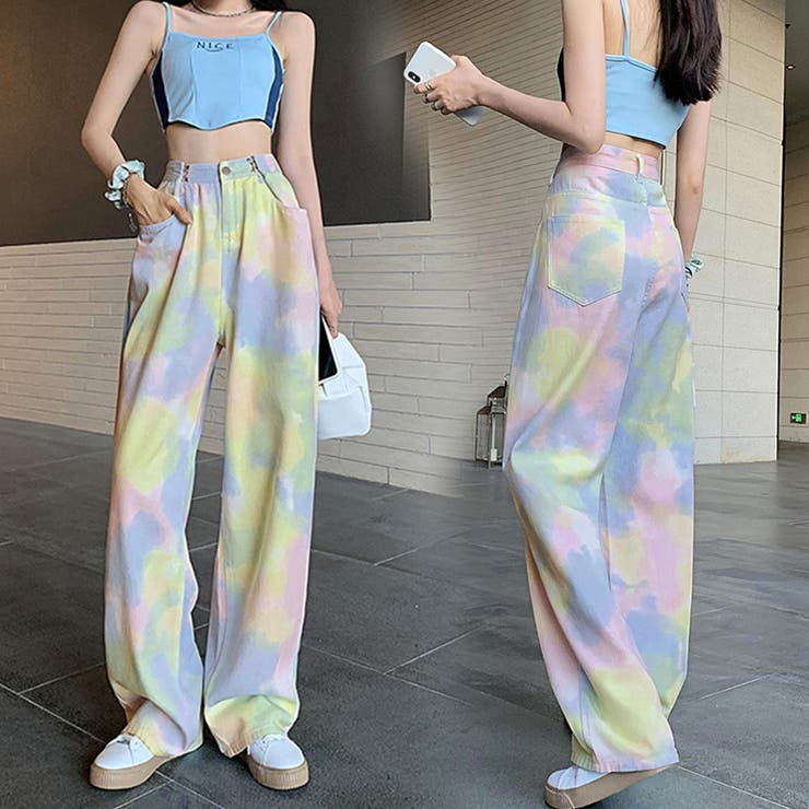 ハイウエスト デニム ワイドパンツ 韓国 | SUNSHINE CLOSET | 詳細画像16 