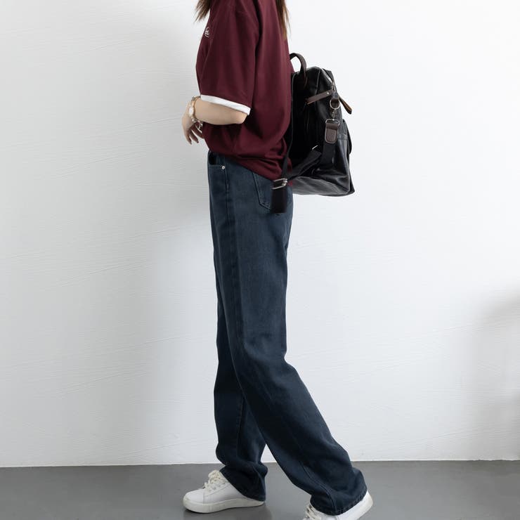 ハイウエスト デニム ワイドパンツ 韓国 | SUNSHINE CLOSET | 詳細画像27 