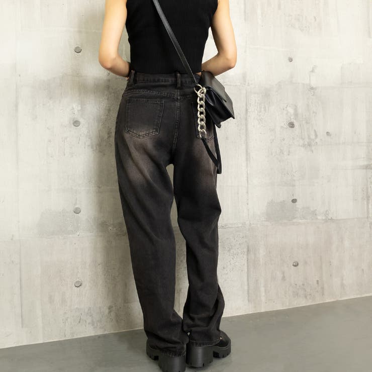 ハイウエスト デニム ワイドパンツ 韓国 | SUNSHINE CLOSET | 詳細画像35 