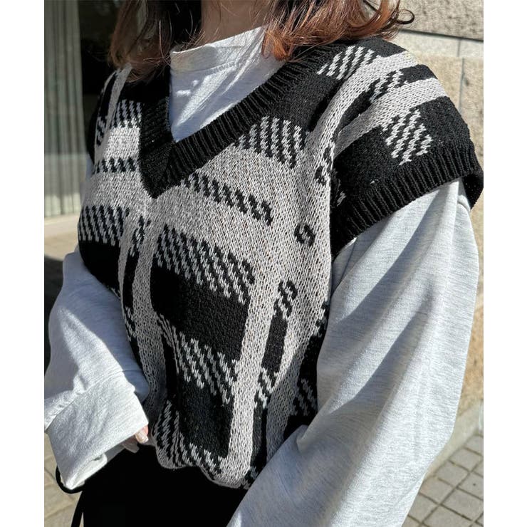 ニットベスト レディース ニットジレ秋冬 | SUNSHINE CLOSET | 詳細画像15 