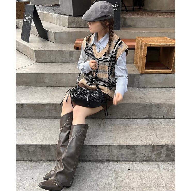 ニットベスト レディース ニットジレ秋冬 | SUNSHINE CLOSET | 詳細画像26 