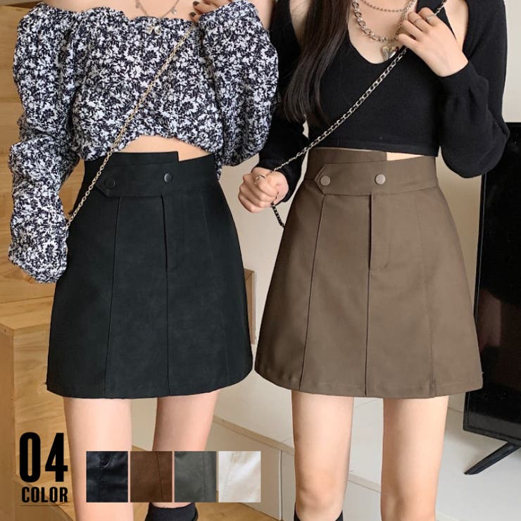 PUレザー ミニスカート ハイウエスト | SUNSHINE CLOSET | 詳細画像1 