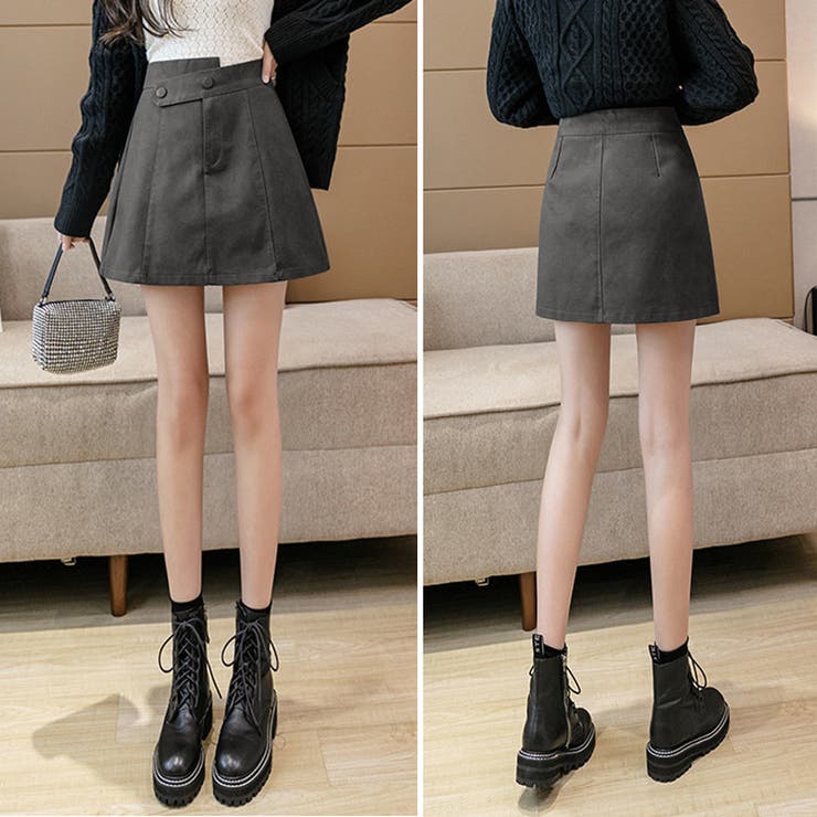 PUレザー ミニスカート ハイウエスト | SUNSHINE CLOSET | 詳細画像12 