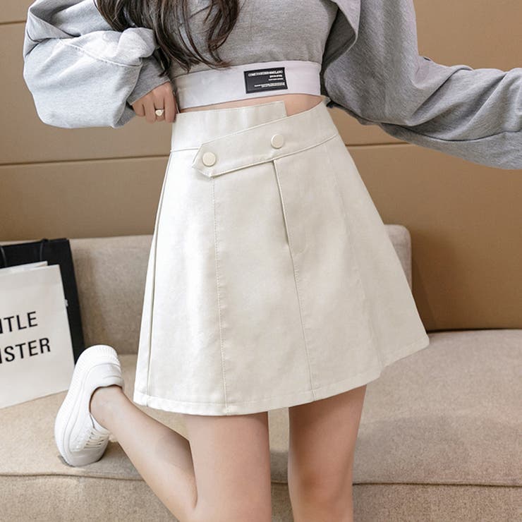 PUレザー ミニスカート ハイウエスト | SUNSHINE CLOSET | 詳細画像8 