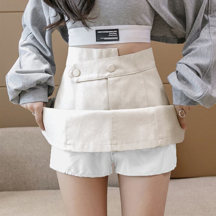 PUレザー ミニスカート ハイウエスト | SUNSHINE CLOSET | 詳細画像9 